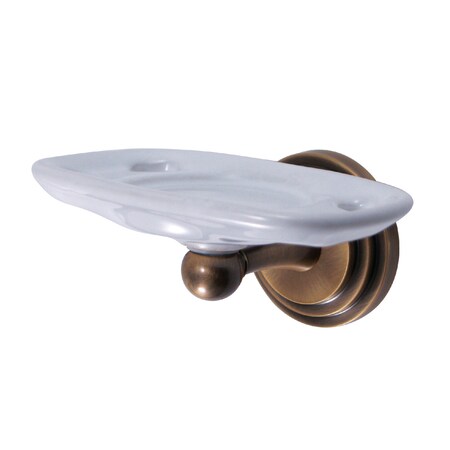 Kingston Brass Milano Toothbrush W/ Tumbler Holders, Antique Brass BA2716AB